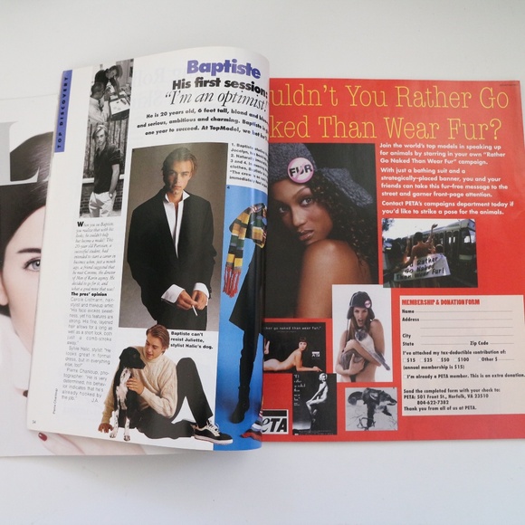 TopModel Magazine Nadja Auermann cover - Picture 4 of 5